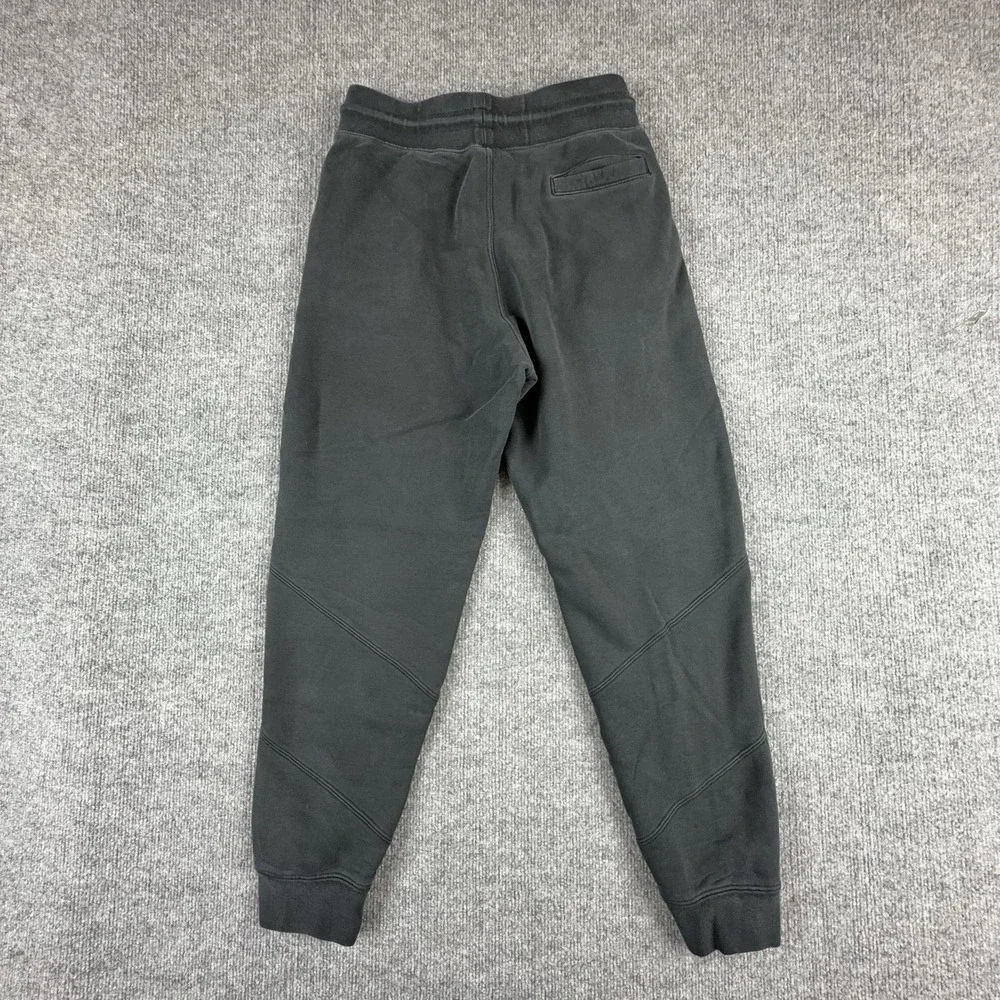 Jordan Pants Mens Large Gray Fleece Joggers Sweatpants Flight Patch Athletic